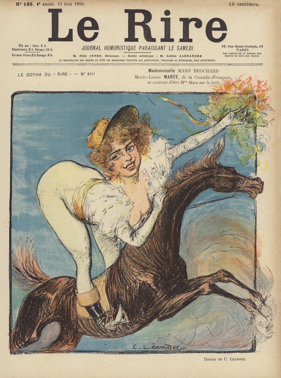 Illustration für Le Rire von Charles Leandre