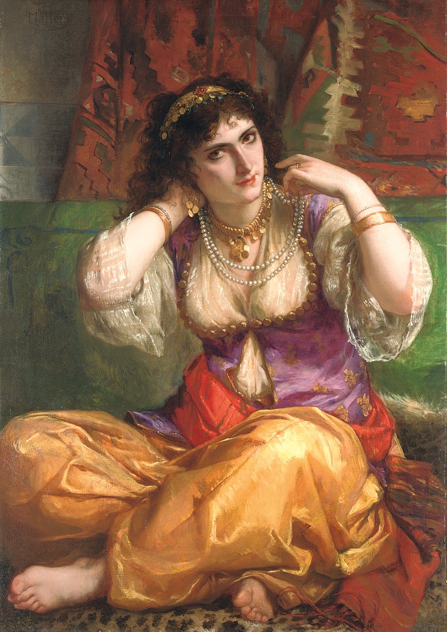 Die Odaliske von Charles Louis Lucien Muller