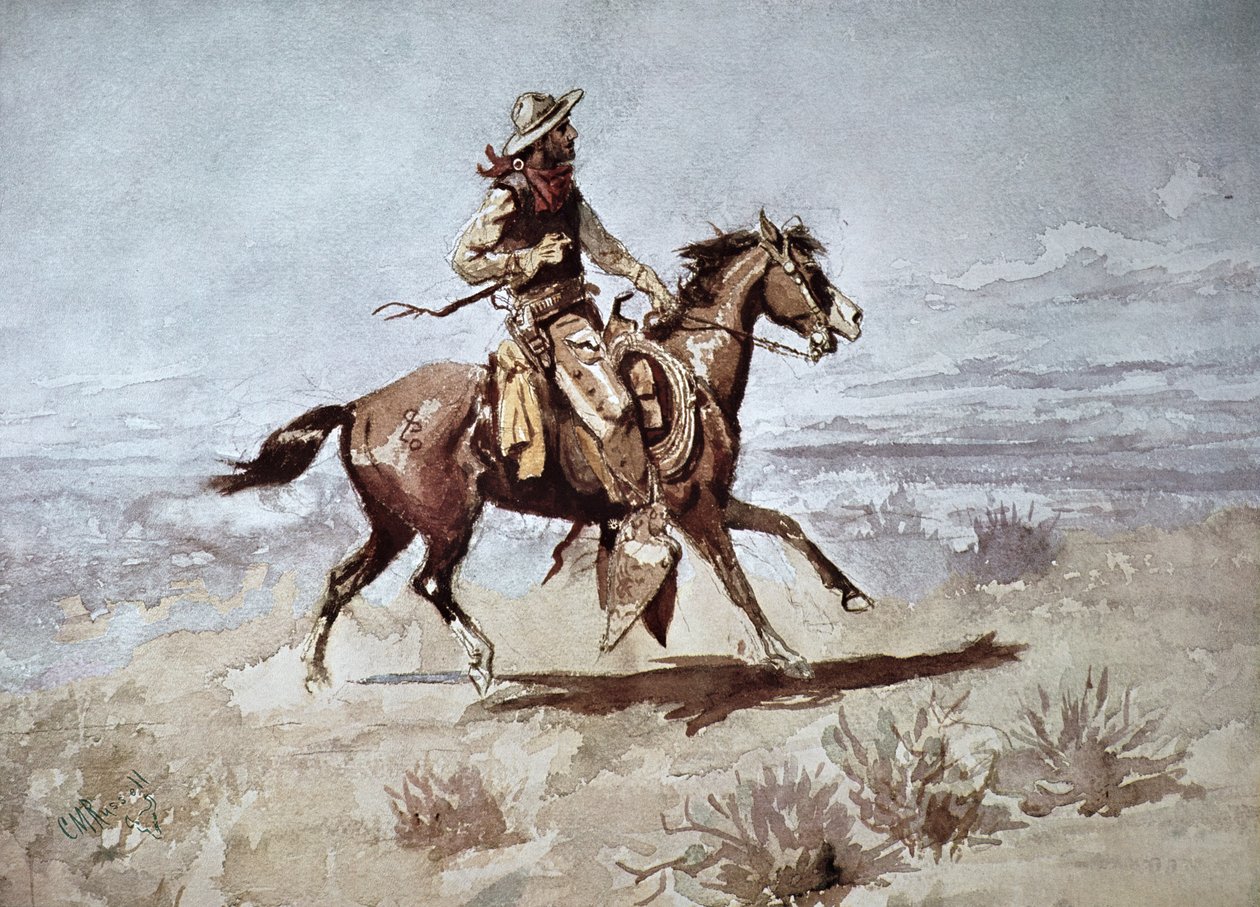 Fischerboote von Charles Marion Russell