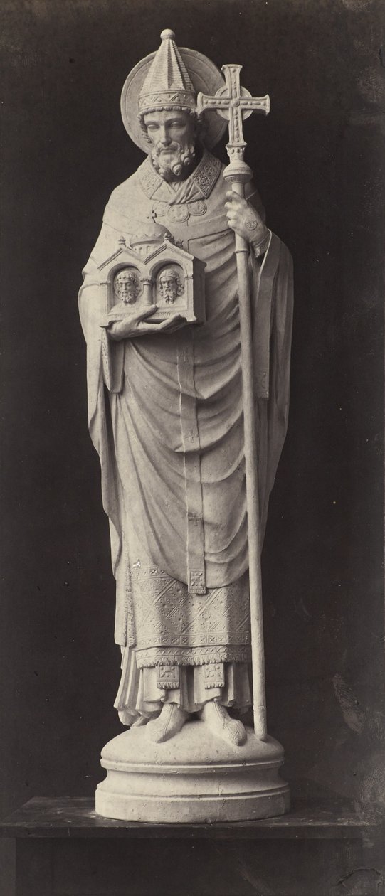 Statue aus dem Louvre von Charles Marville