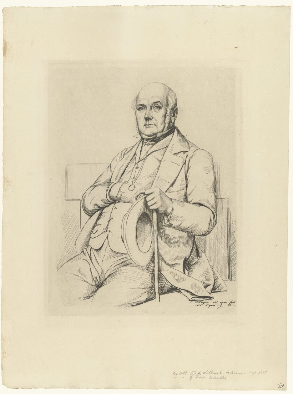 Porträt von Casimir Le Conte von Charles Meryon