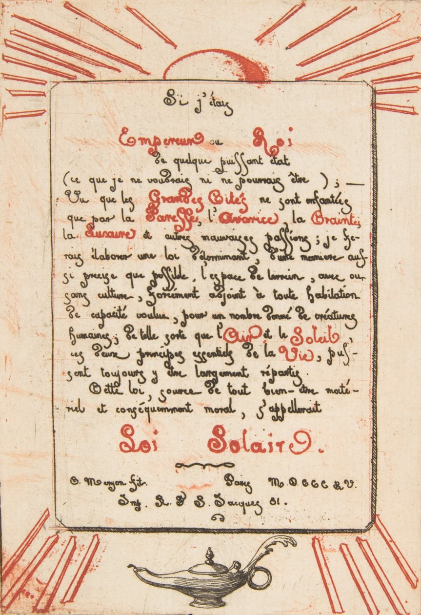 Sonnenrecht von Charles Meryon