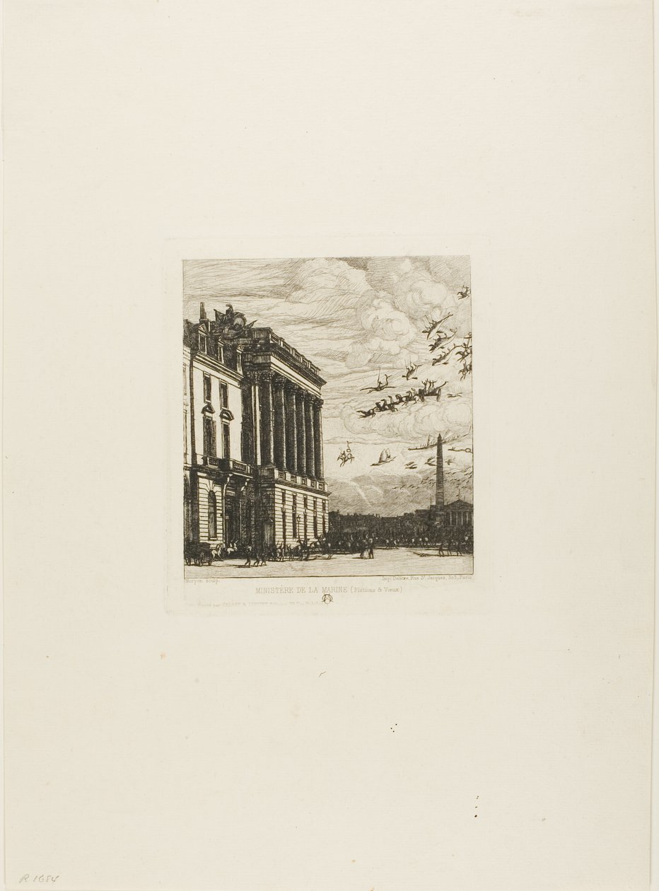 Das Admiralität, Paris von Charles Meryon