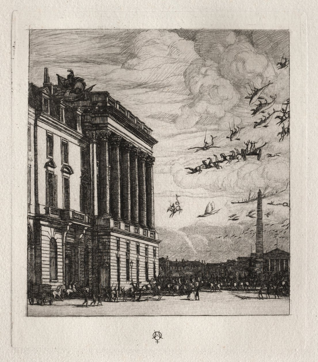 Das Admiralität, Paris von Charles Meryon