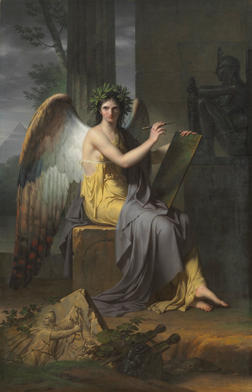 Clio, Muse der Geschichte, 1800 von Charles Meynier