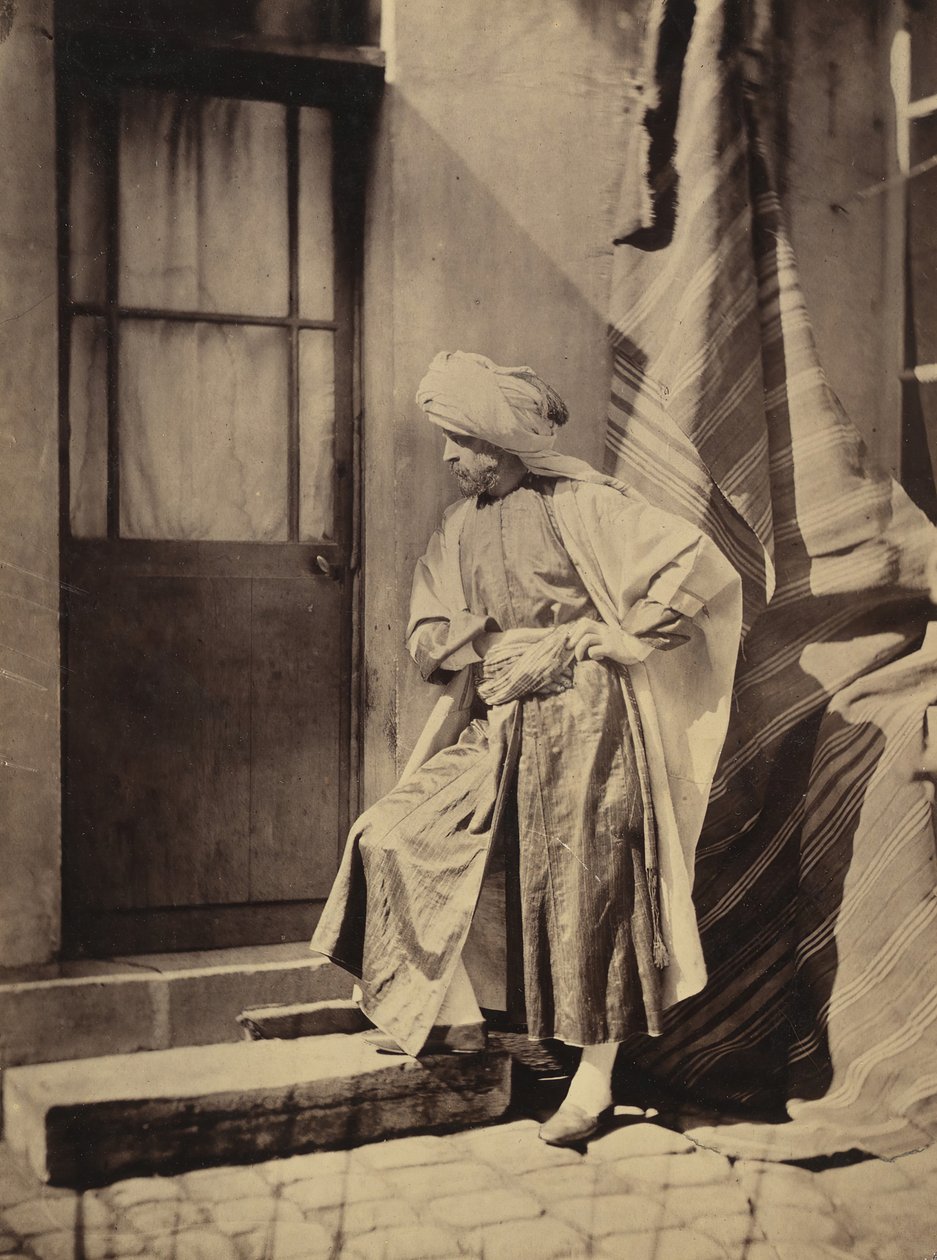 [Selbstporträt in östlicher Tracht], 1855-60 von Charles Nègre