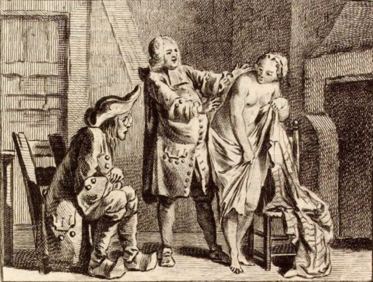 Die Stute des Kumpels Pierre von Charles Nicolas Cochin