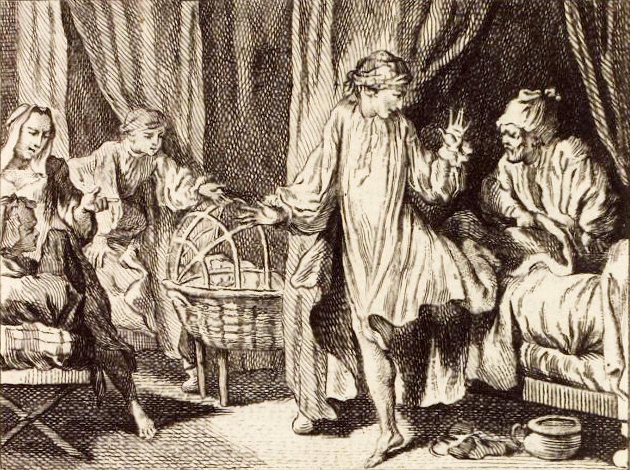 Die Wiege von Charles Nicolas Cochin