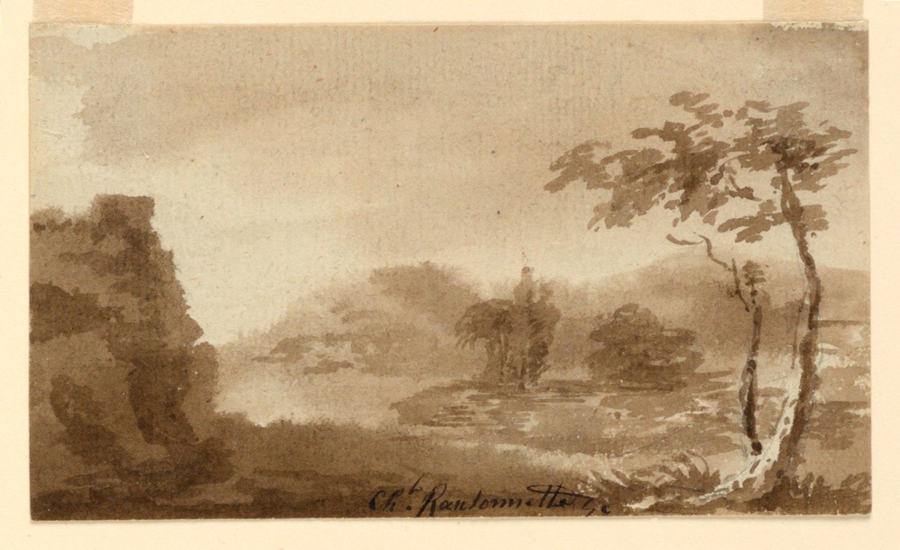 Eine Landschaft von Charles Nicolas Ransonnette