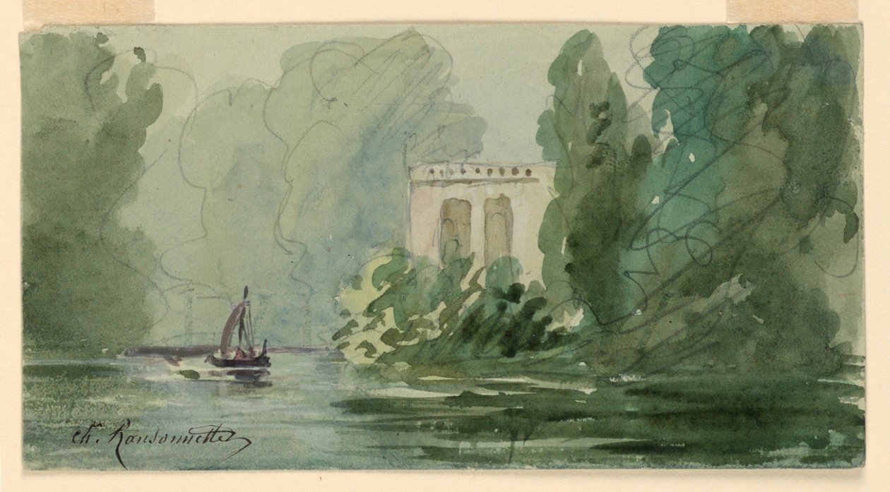 Imaginäre Landschaft von Charles Nicolas Ransonnette