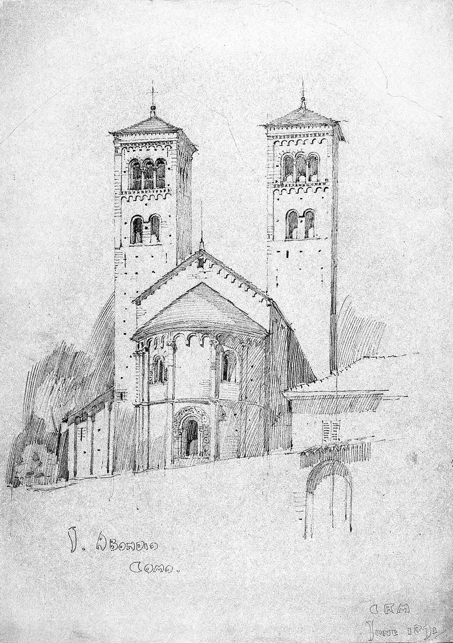 S. Abondio, Como, 1891 von Charles Rennie Mackintosh