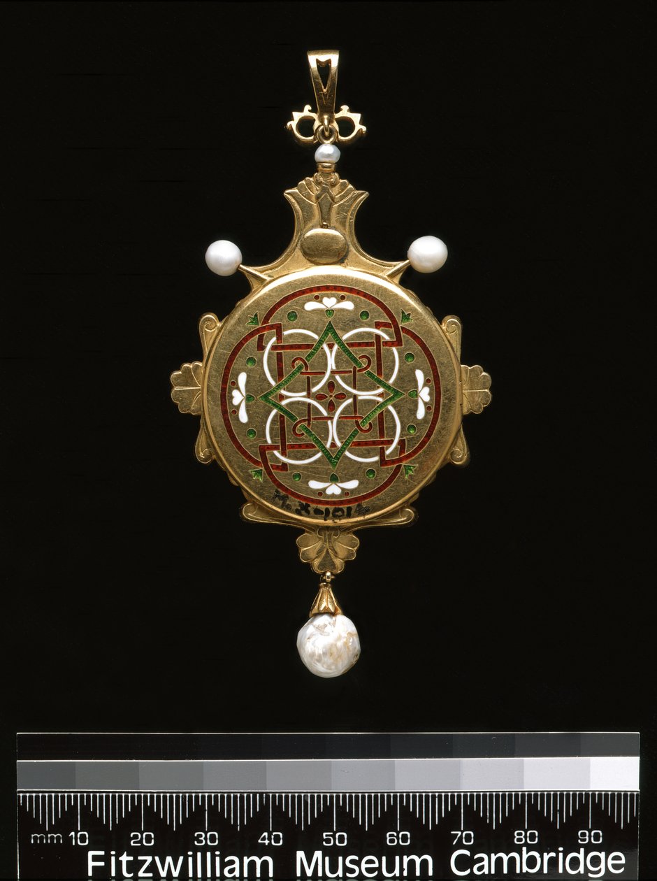 Rückseite des Anhängers von Charles Ricketts