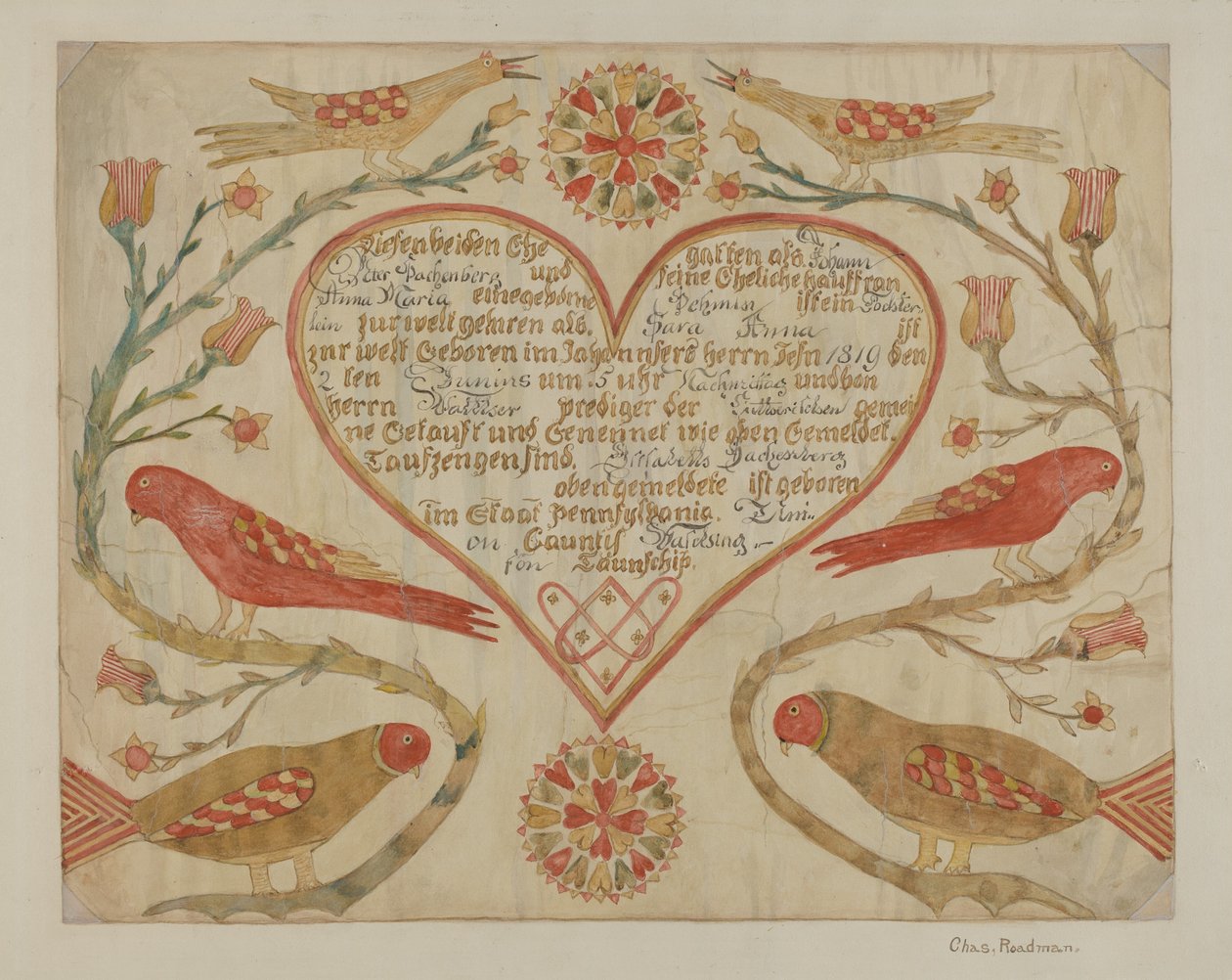 Fraktur von Charles Roadman