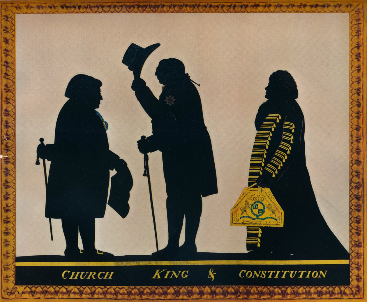 Kirche, König & Verfassung, ca. 1800 von Charles Rosenberg
