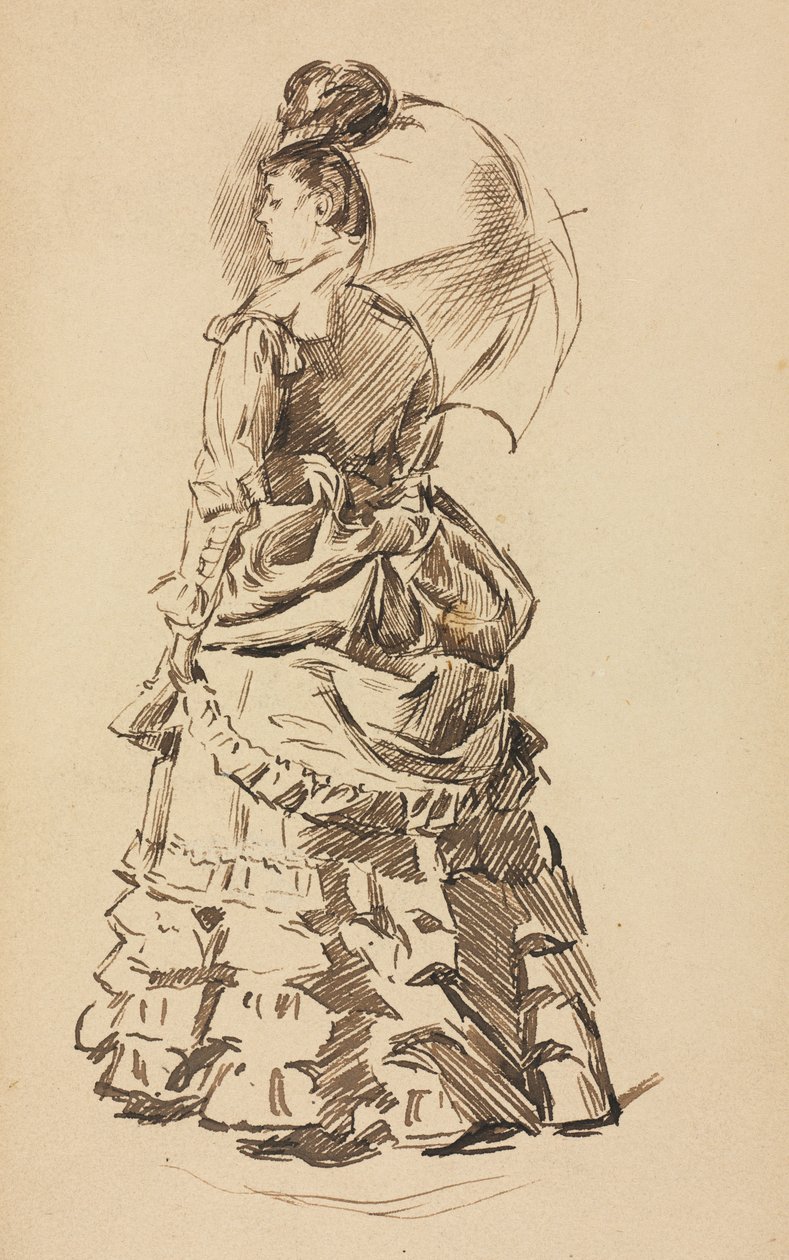 Studie für "Geist und Materie" von Charles Samuel Keene