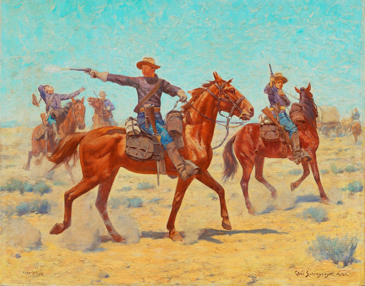Die Nachhut von Charles Schreyvogel