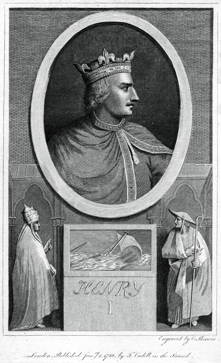 Heinrich I., König von England, 1788 von Charles Sherwin