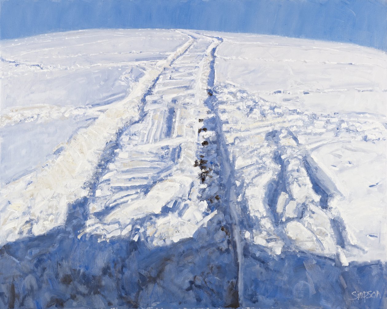 Tiefer Schnee, 2010 von Charles Simpson