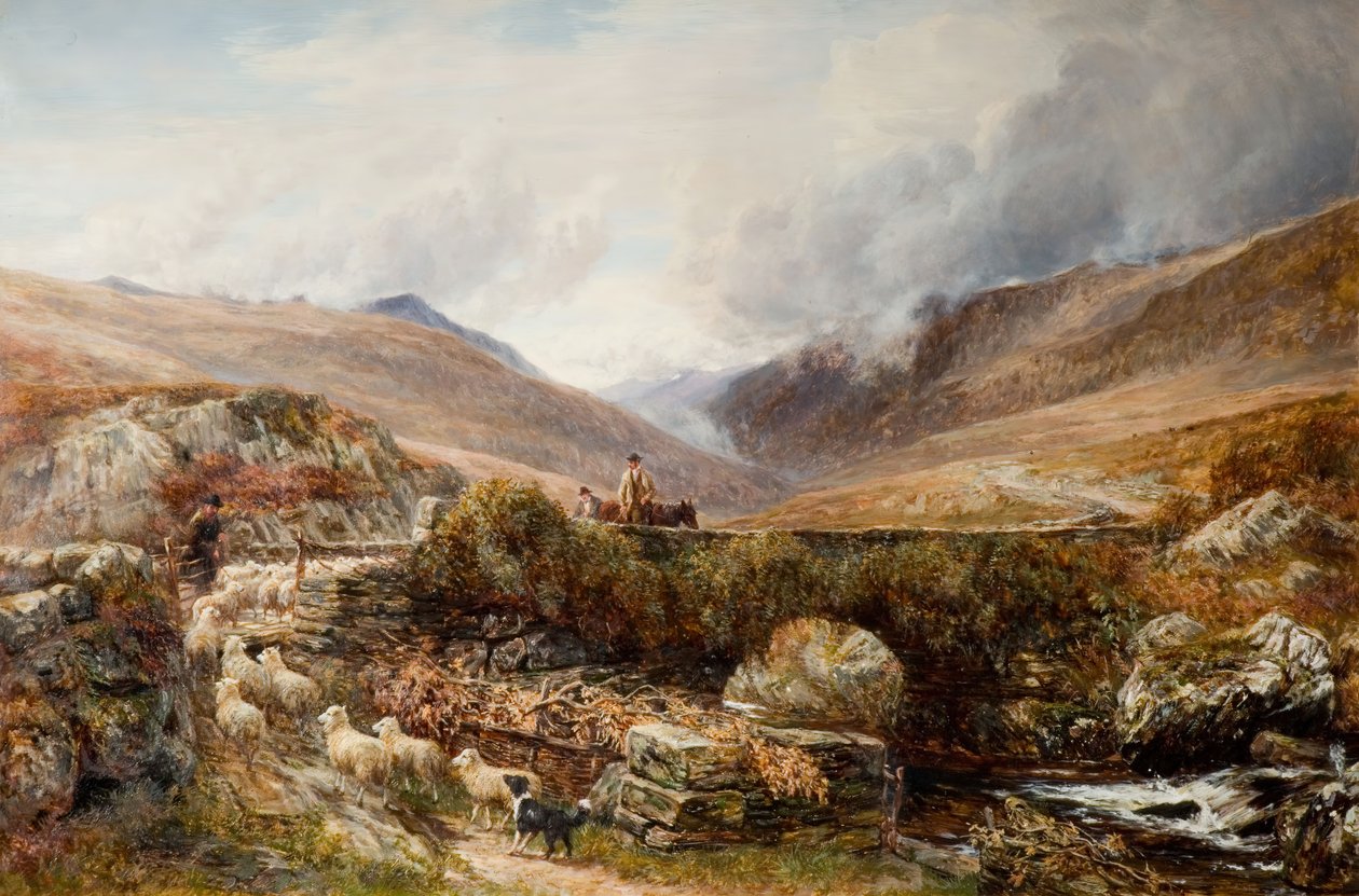 In der Nähe von Llanbedr, Barmouth, 1872 von Charles Thomas Burt