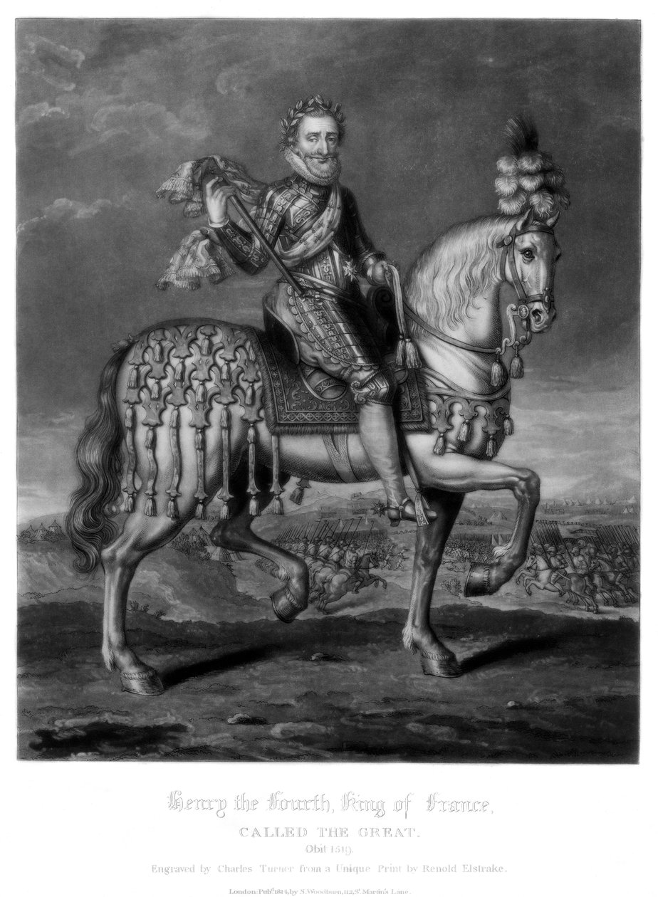 Heinrich IV., König von Frankreich, 1816 von Charles Turner