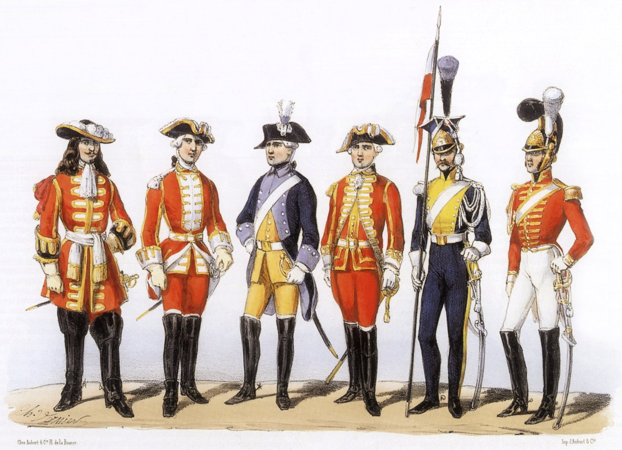 Uniformen der französischen Armee: Leichte Kavallerie von Charles Vernier