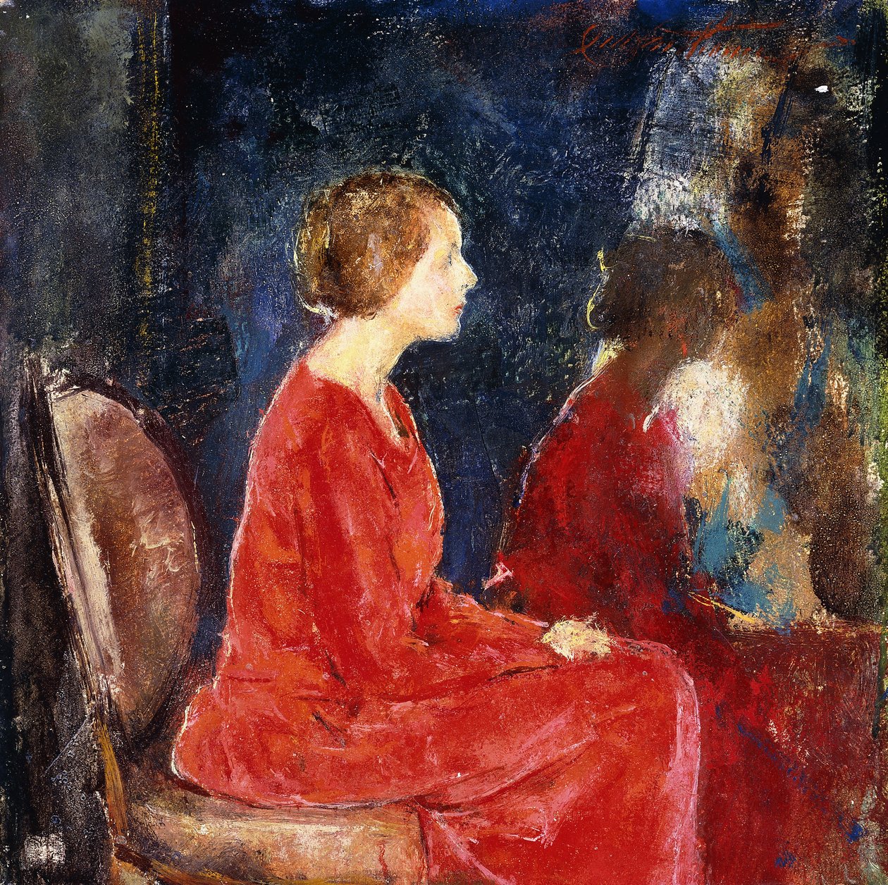 Das rote Kleid von Charles Webster Hawthorne