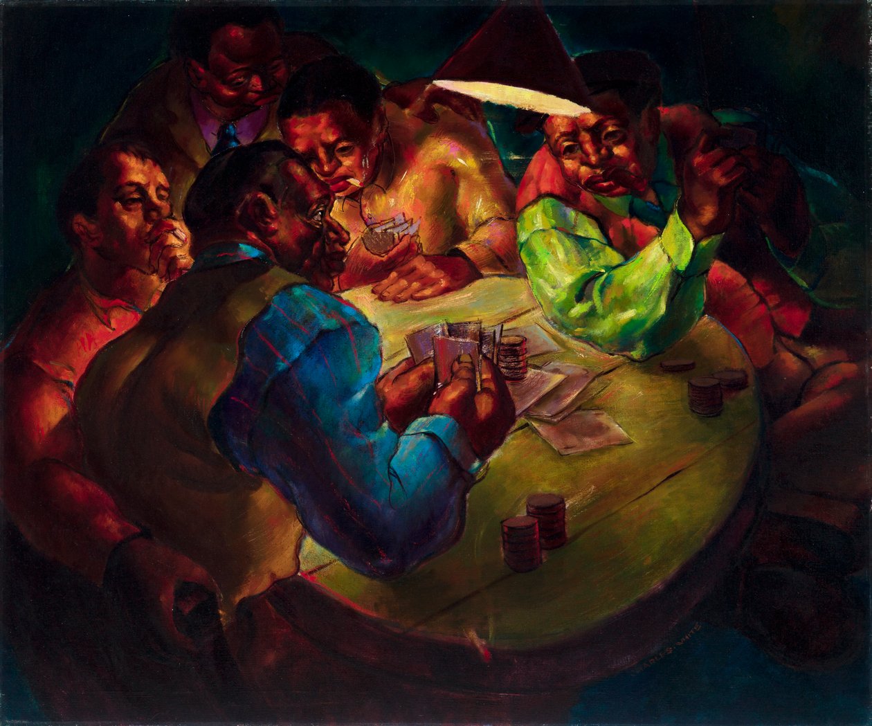 Kartenspieler von Charles White