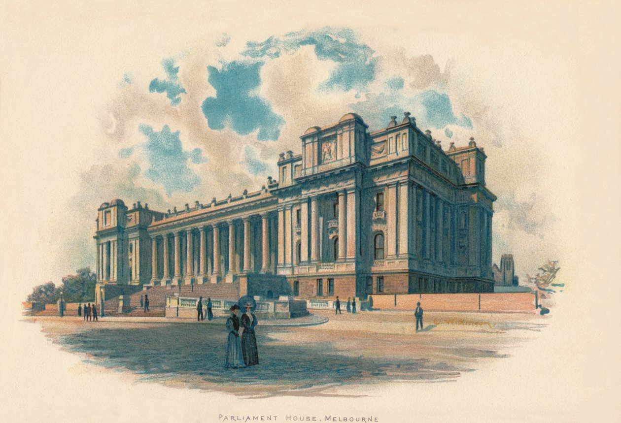 Parlamentsgebäude, Melbourne von Charles Wilkinson