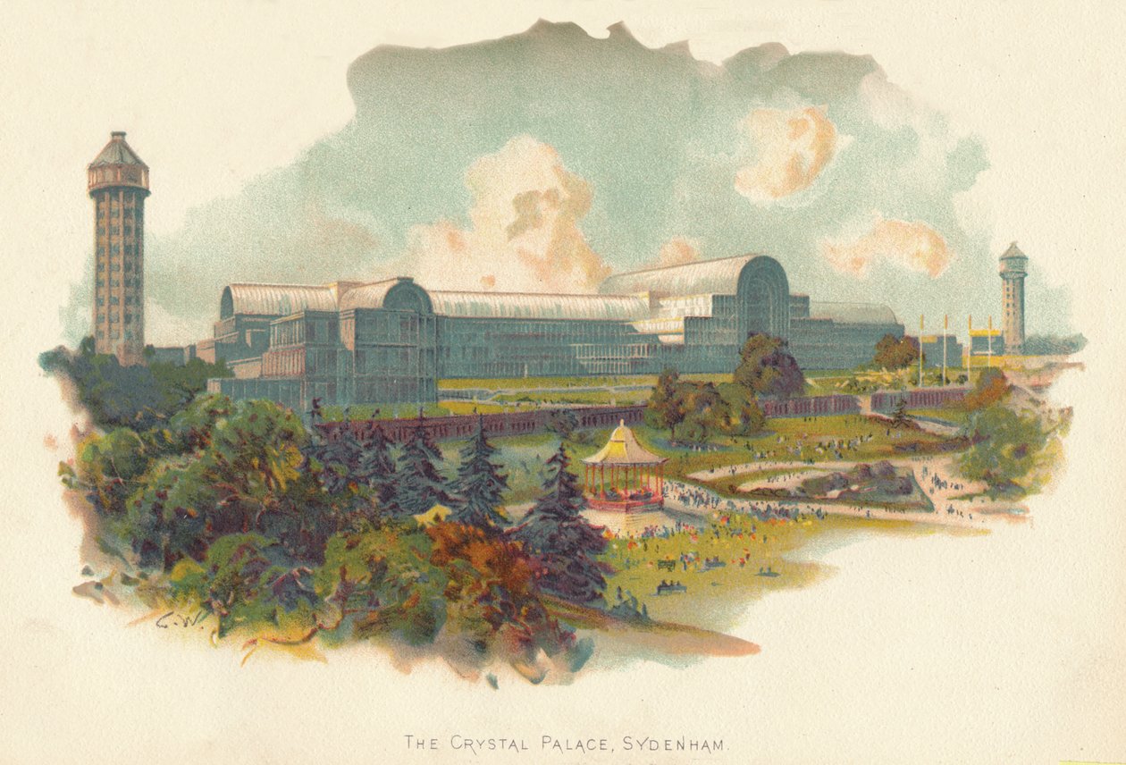 Der Kristallpalast, Sydenham, ca. 1890 von Charles Wilkinson
