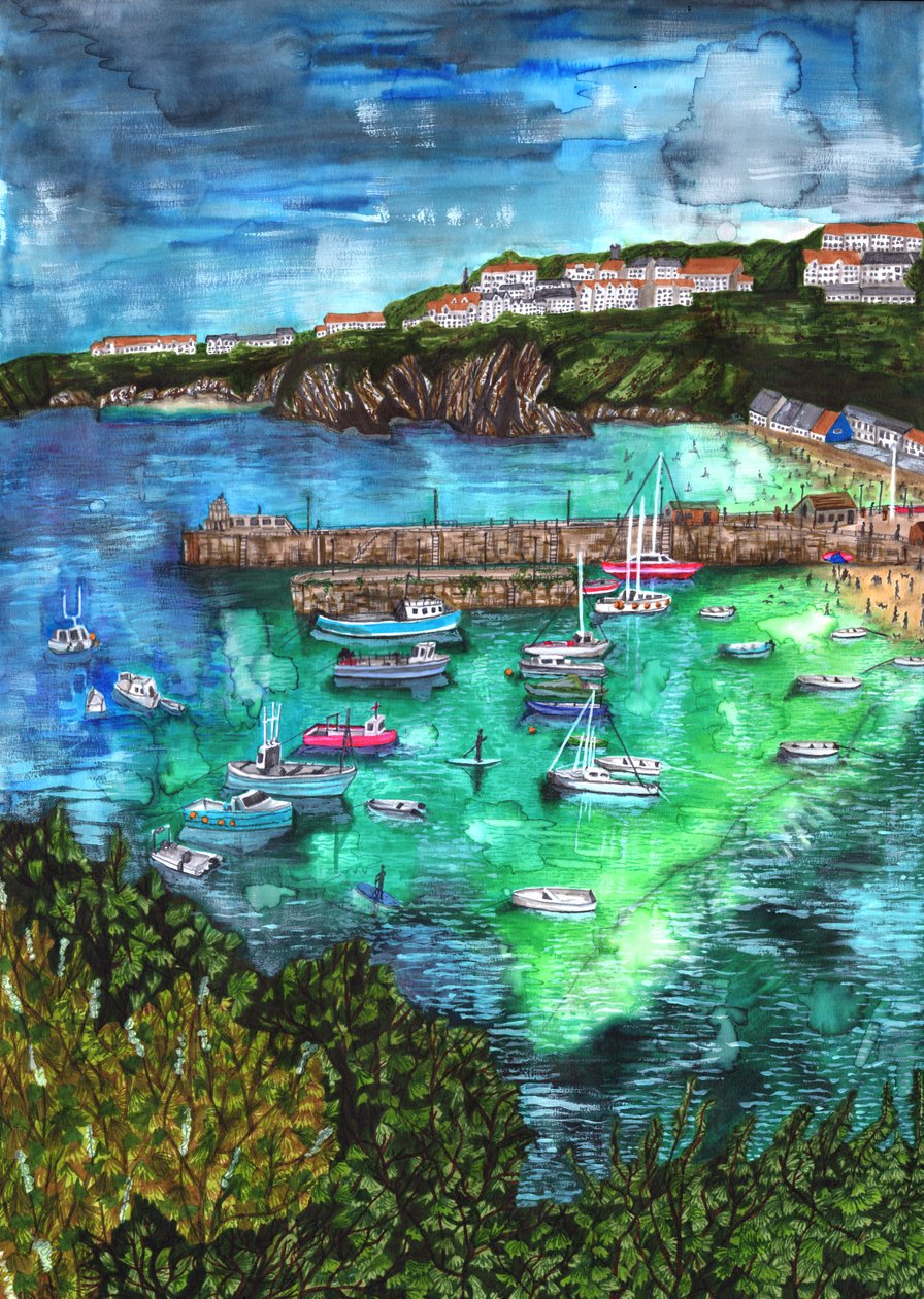 Newquay, Cornwall, 2021 von Charlotte Orr