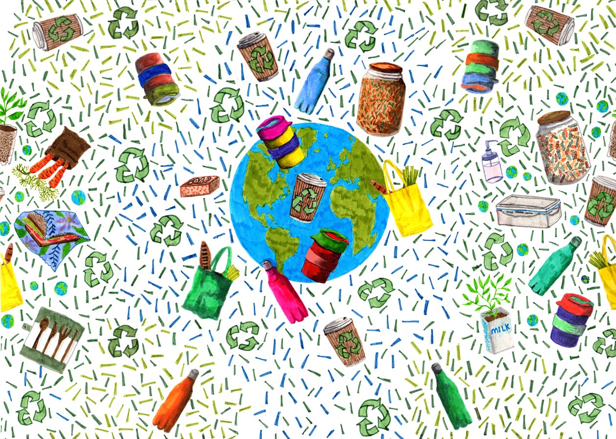 Recyclingbehälter-Design von Charlotte Orr