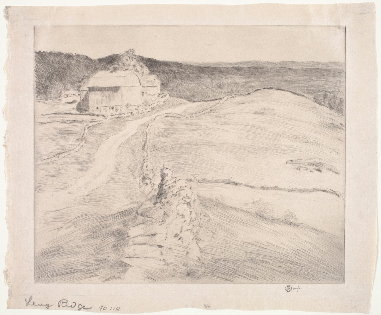 Langer Grat von Childe Frederick Hassam