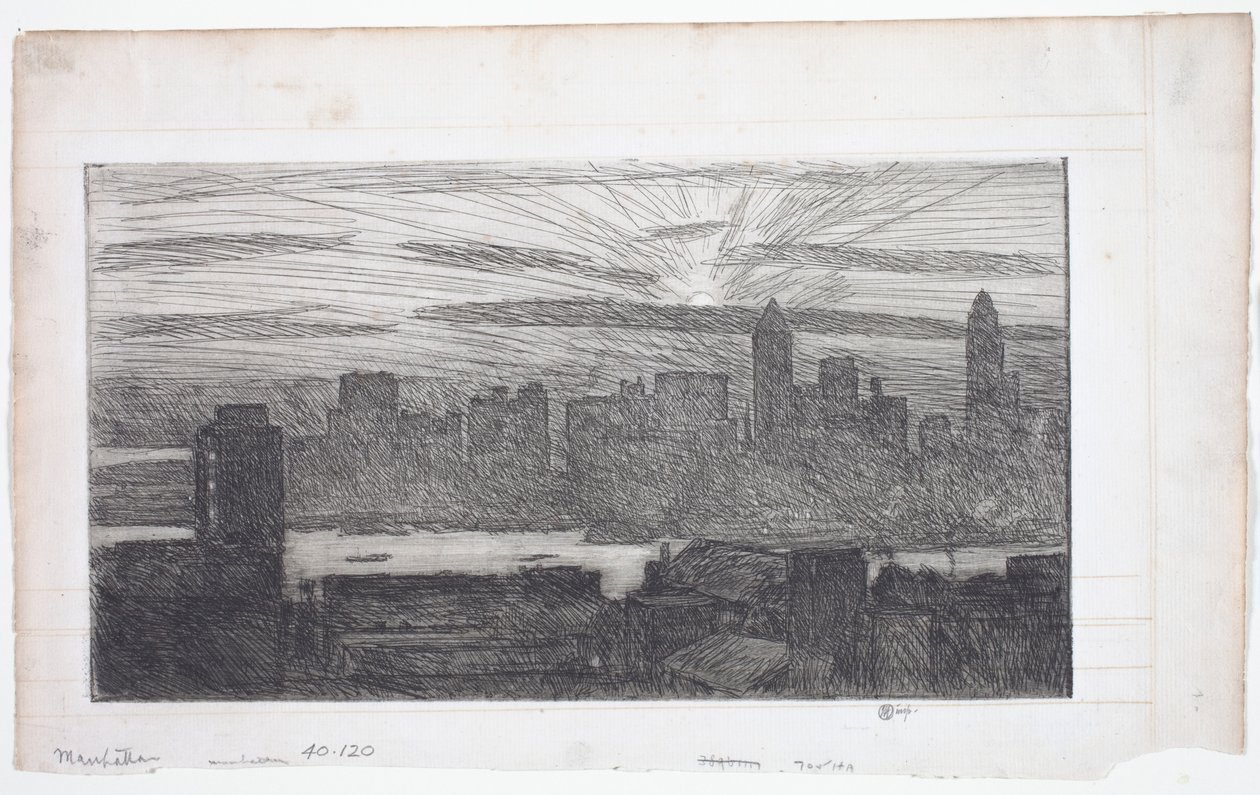 Manhattan von Childe Frederick Hassam