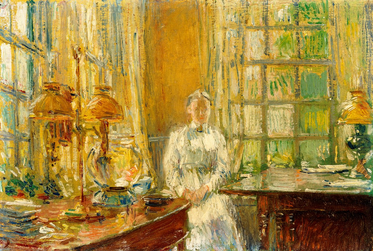 Mrs. Holley aus Cos Cob von Childe Frederick Hassam