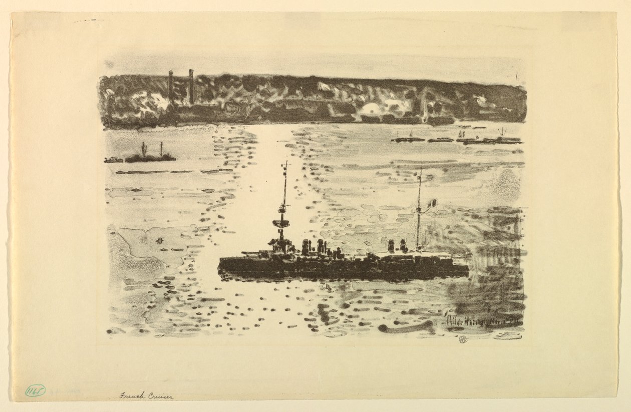 Französischer Kreuzer von Childe Hassam