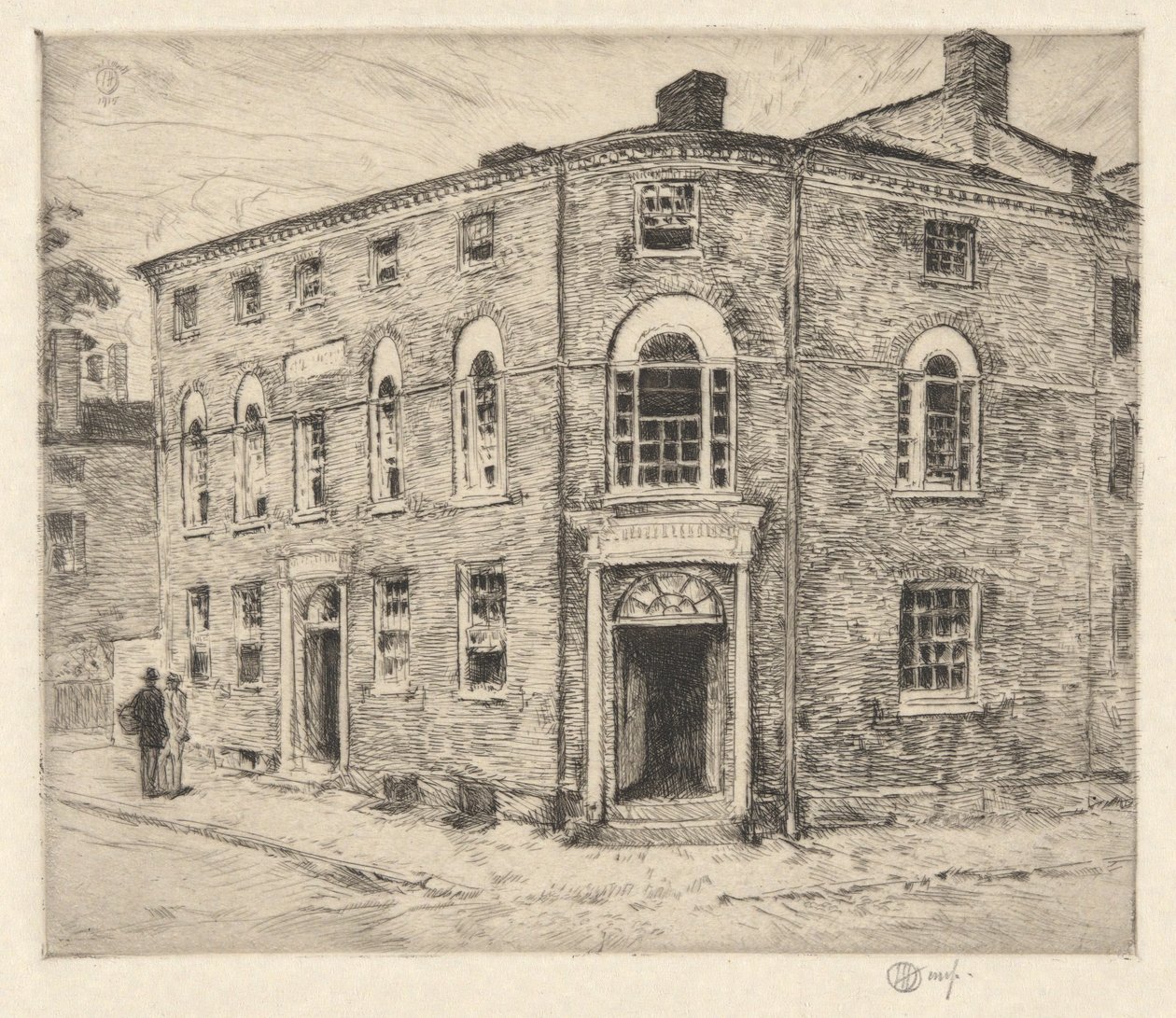 Altes Zollhaus, Portsmouth, 1915 von Childe Hassam
