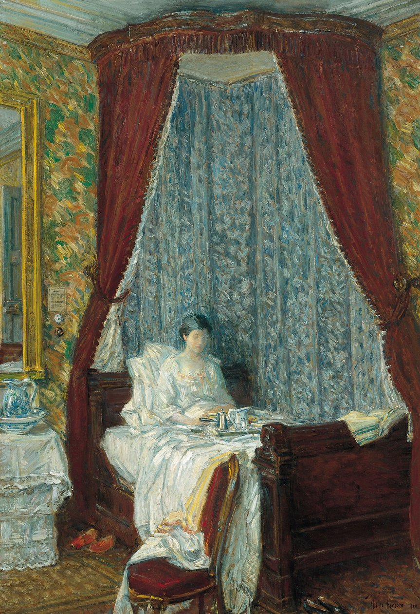 Das französische Frühstück, 1910 von Childe Hassam