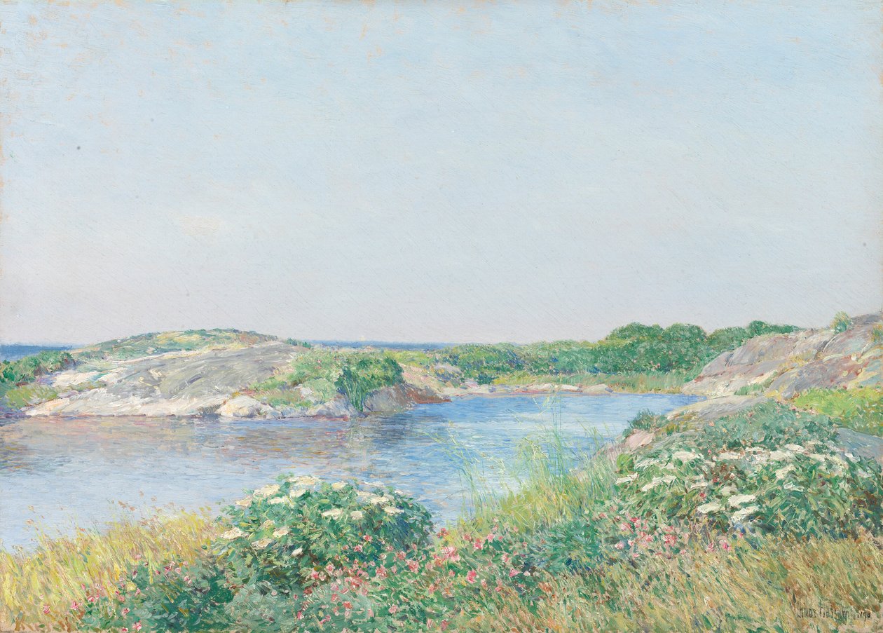Der kleine Teich, Appledore von Childe Hassam