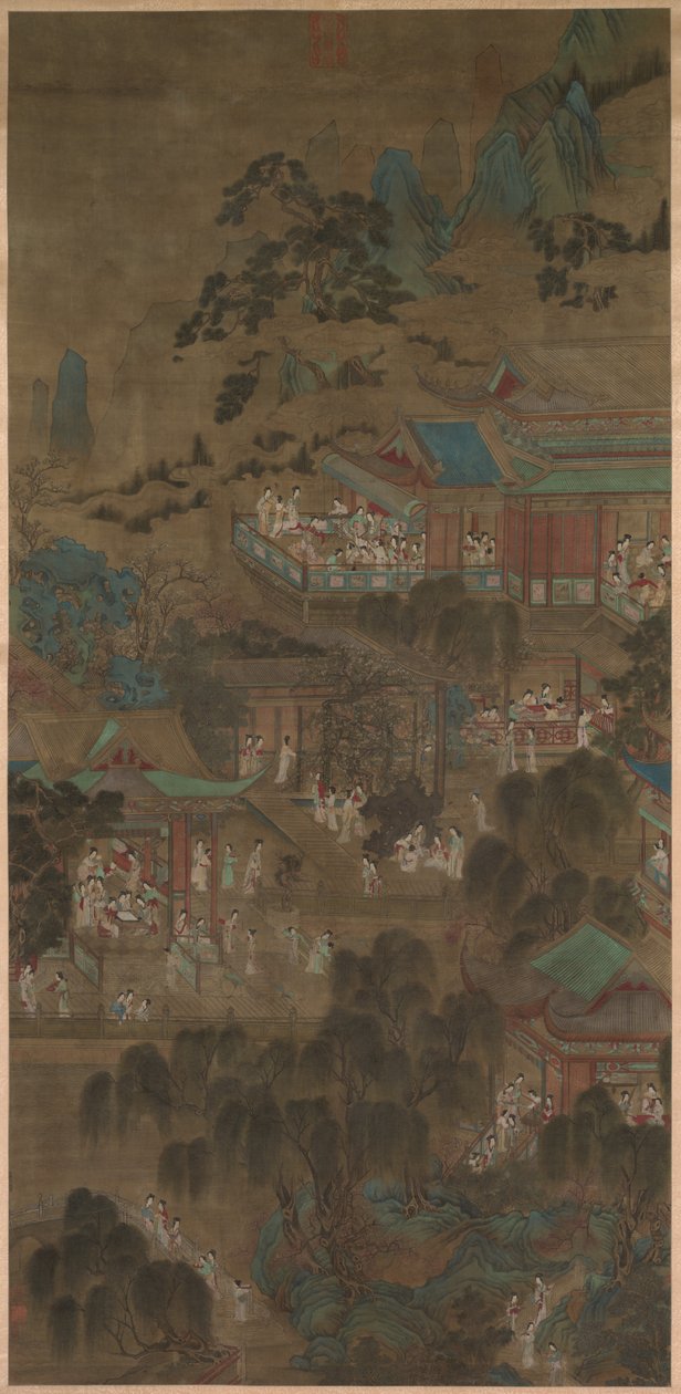 Hofdamen im Kaiserpalast von China, Yuan dynasty
