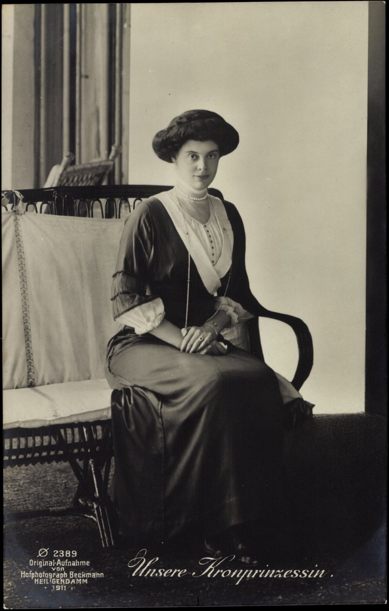 Kronprinzessin Cecilie von Preußen, Sitzportrait von Chinese School