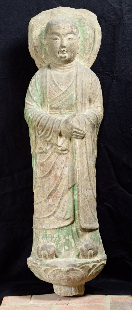 Mönch, aus Dunhuang, Provinz Gansu von Chinese School