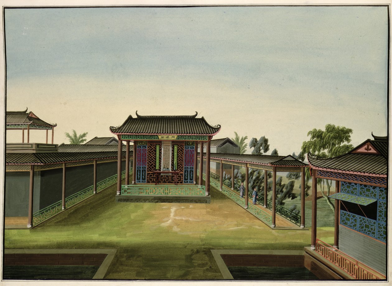 Gartenszene, ca. 1820-40 von Chinese School