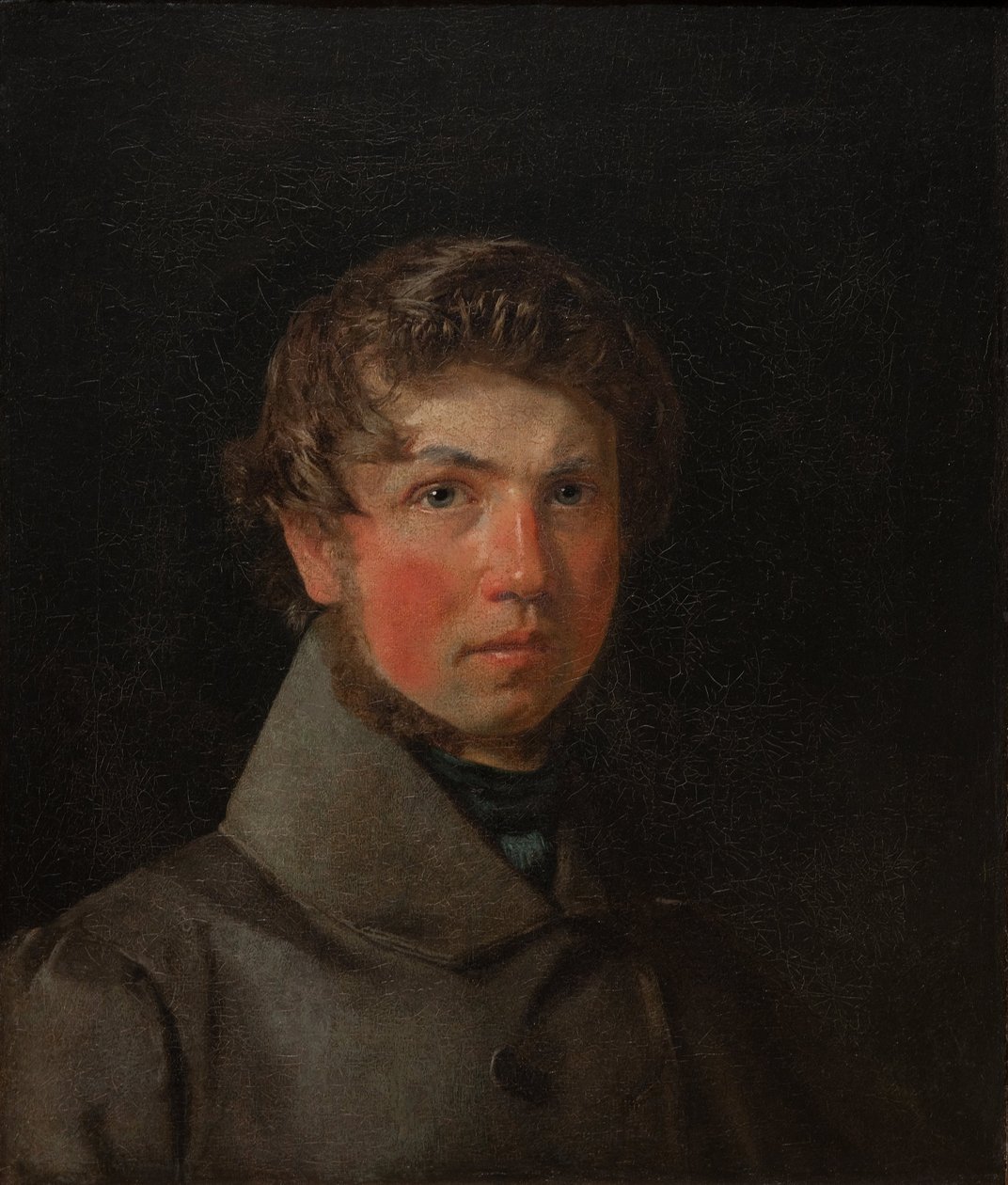 Selbstporträt, ca. 1833 von Christen Schjellerup Købke