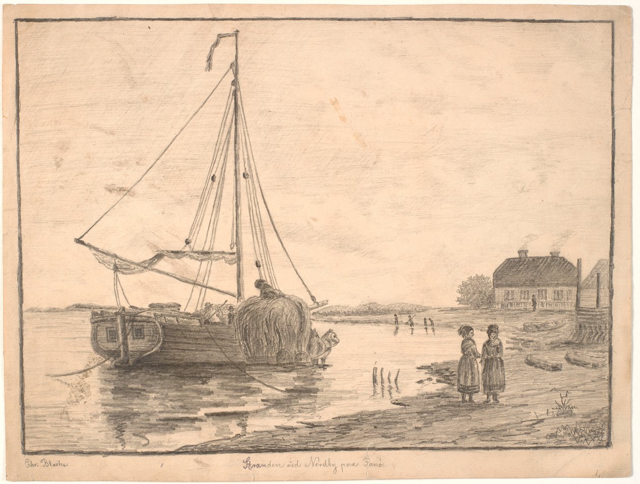 Strand bei Nordby auf Fanø von Christian Blache