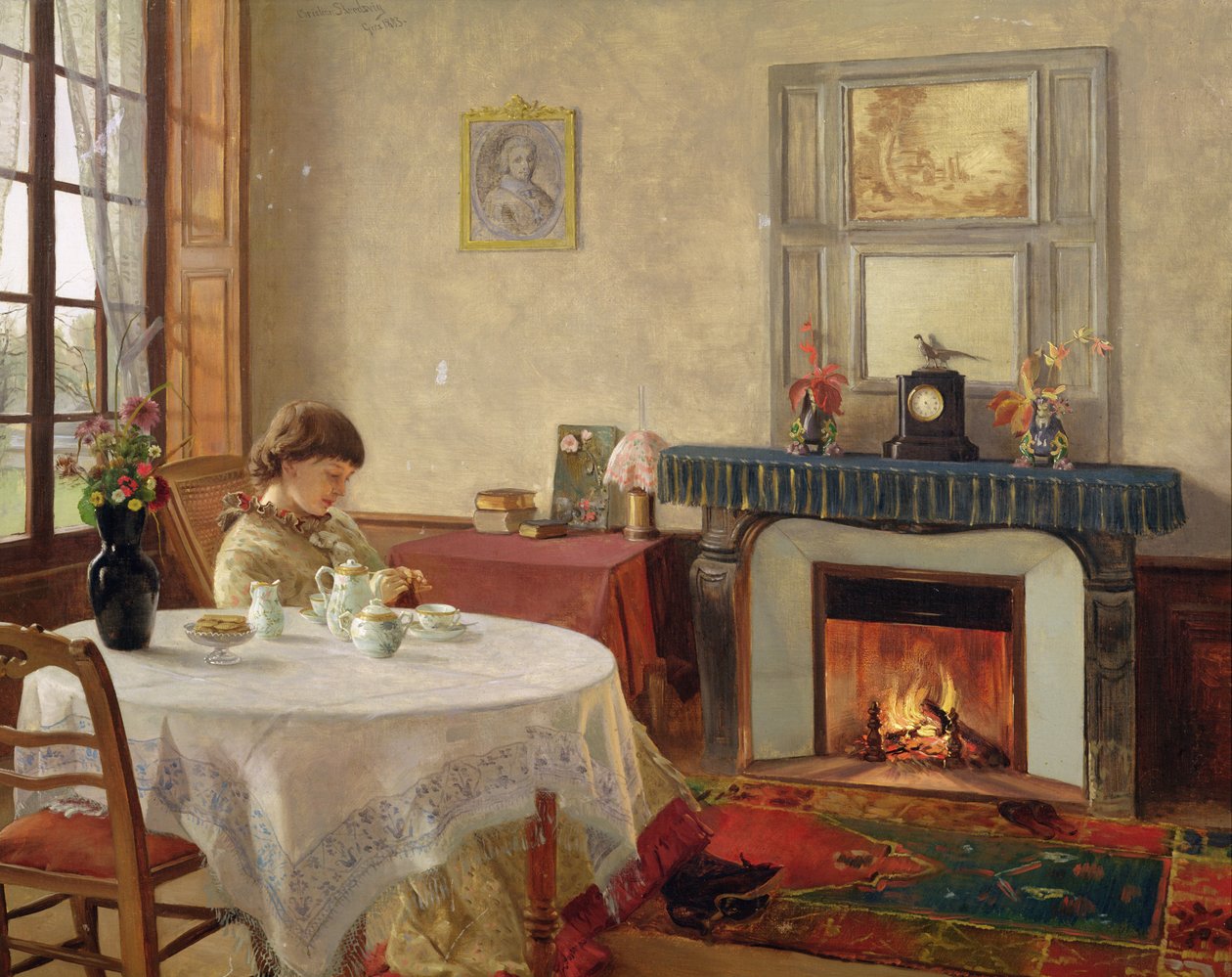 Interieur von Christian Eriksen Skredsvig