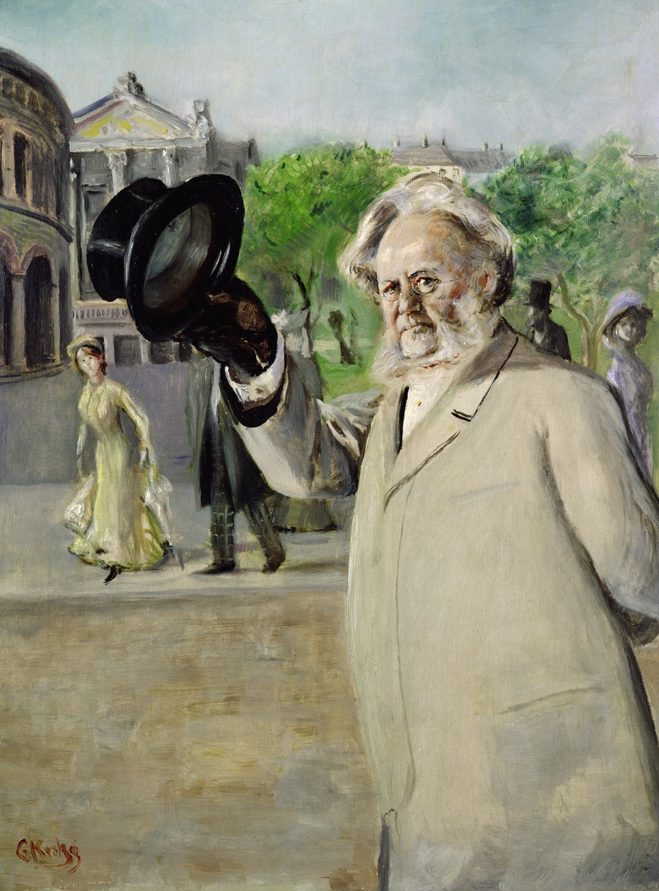 Autor Henrik Ibsen von Christian Krohg
