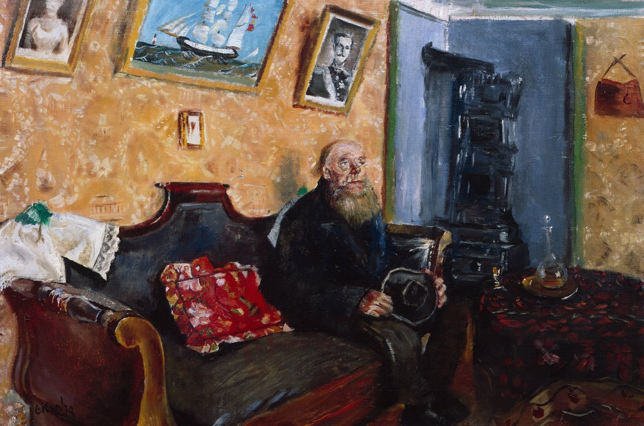 Beileidsbesuch von Christian Krohg