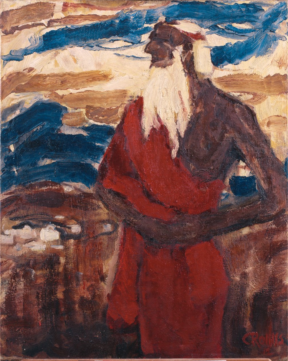 Moses überblickt das Gelobte Land von Christian Rohlfs
