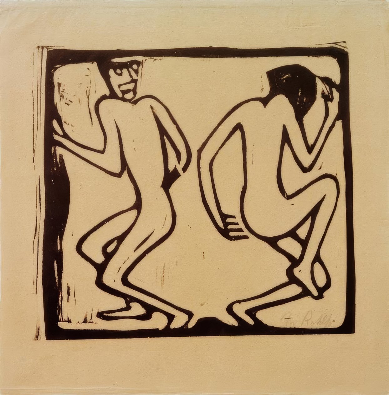 Zwei Tanzende von Christian Rohlfs