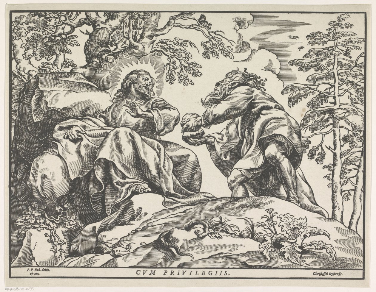 Versuchung Christi von Christoffel Jegher